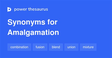 amalgamation thesaurus.